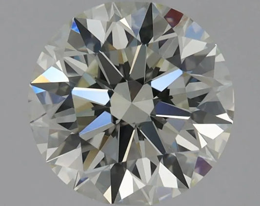 0.81ct Round Natural Diamond (Colour K, Clarity IF, Cut EX, GIA Certified)