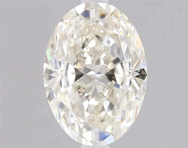 0.90ct Oval Natural Diamond (Colour Faint Brown, Clarity VS2, GIA Certified)