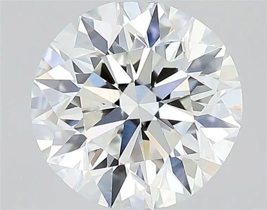 0.90ct Round Natural Diamond (Colour F, Clarity VVS2, Cut EX, GIA Certified)