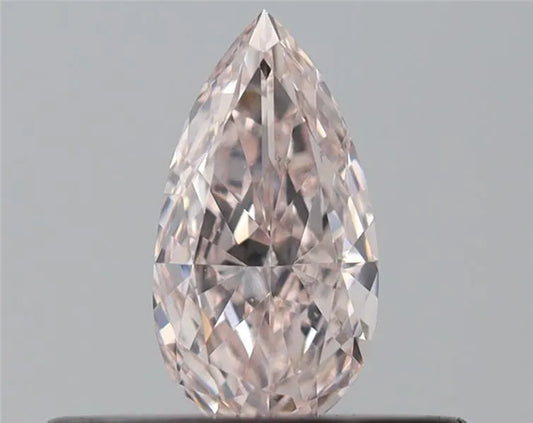0.25ct Pear Natural Diamond (Colour Very Light Pinkish Brown, Clarity SI1, GIA Certified)