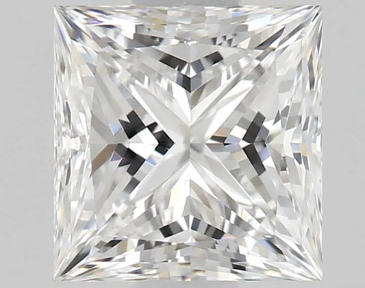 0.81ct Princess Natural Diamond (Colour D, Clarity VVS2, GIA Certified)