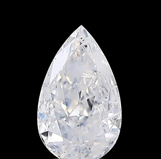 1.00ct Pear Natural Diamond (Clarity I3, GIA Certified)