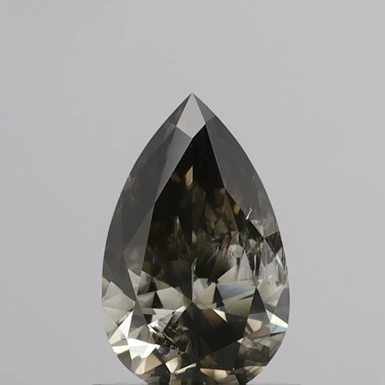1.00ct Pear Natural Diamond (Colour Light Green, Clarity I1, Cut GD, IGI Certified)