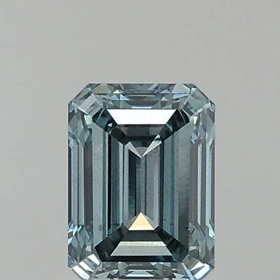 1.02ct Emerald Lab Grown Diamond (Colour Fancy Vivid Blue, Clarity VS1, Cut EX, Uncertified)