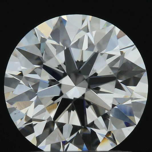 1.39ct Round Natural Diamond (Colour F, Clarity VS2, Cut EX, GIA Certified)