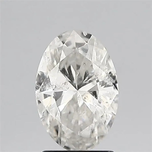 1.50ct Oval Natural Diamond (Colour H, Clarity SI2, Cut VG, IGI Certified)