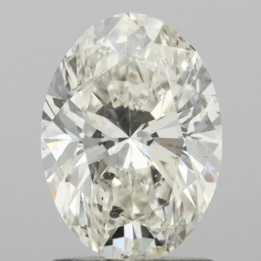 1.50ct Oval Natural Diamond (Colour H, Clarity SI2, Cut VG, IGI Certified)