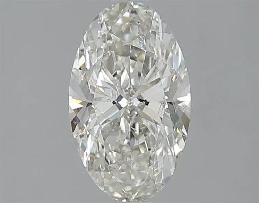1.50ct Oval Natural Diamond (Colour K, Clarity SI2, Cut VG, GIA Certified)