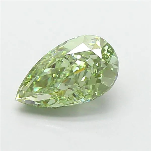 1.50ct Pear Lab Grown Diamond (Colour Fancy Vivid Green, Clarity VS1, IGI Certified)