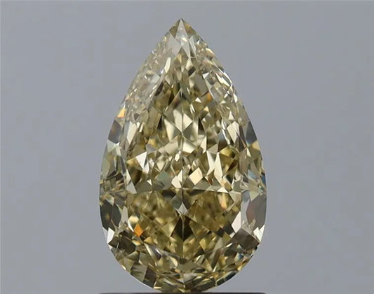 1.50ct Pear Natural Diamond (Colour Fancy Brownish Yellow, Clarity SI1, GIA Certified)