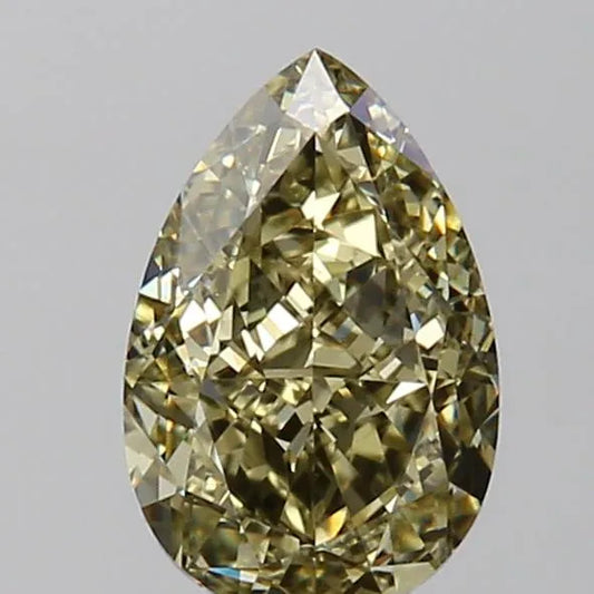 1.50ct Pear Natural Diamond (Colour Fancy Yellow, Clarity VS2, GIA Certified)