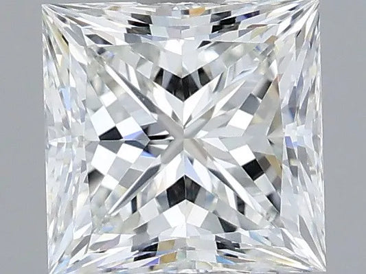 1.50ct Princess Natural Diamond (Colour G, Clarity IF, Cut EX, IGI Certified)