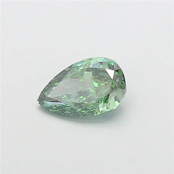 1.51ct Pear Lab Grown Diamond (Colour Fancy Vivid Green, Clarity VS2, IGI Certified)