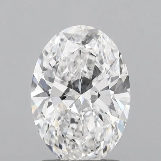 1.54ct Oval Lab Grown Diamond (Colour D, Clarity VVS2, IGI Certified)