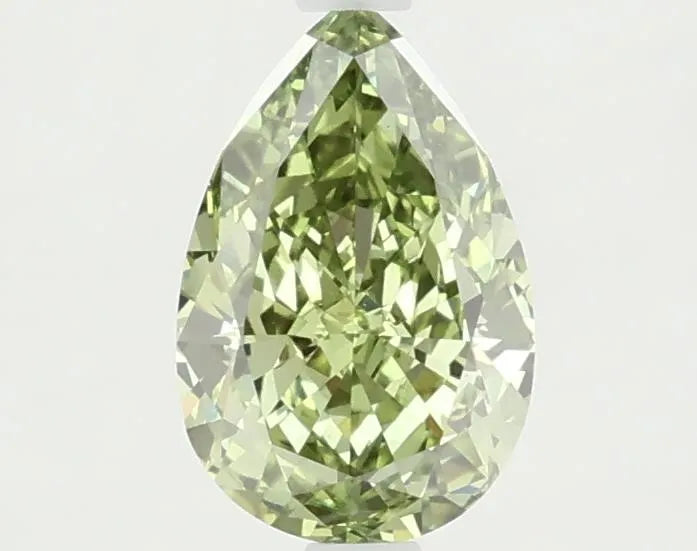 1.54ct Pear Lab Grown Diamond (Colour Fancy Vivid Green, Clarity VS1, IGI Certified)
