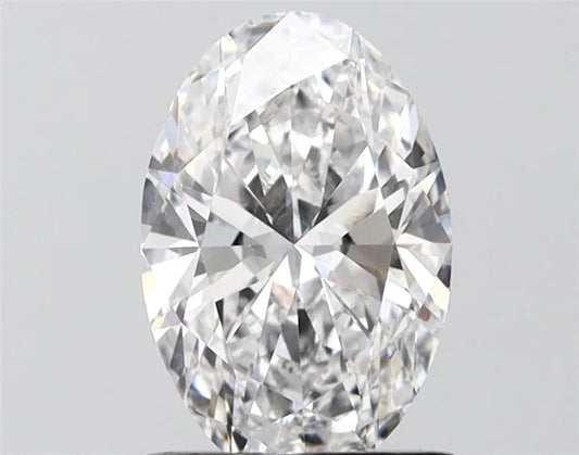 1.55ct Oval Lab Grown Diamond (Colour D, Clarity VVS1, IGI Certified)