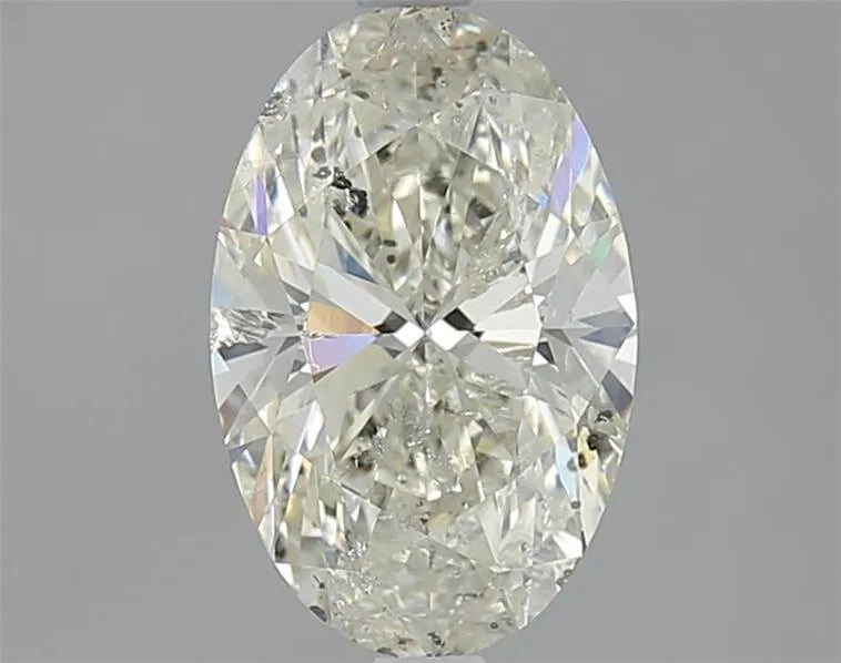 1.70ct Oval Natural Diamond (Colour K, Clarity SI2, Cut VG, IGI Certified)