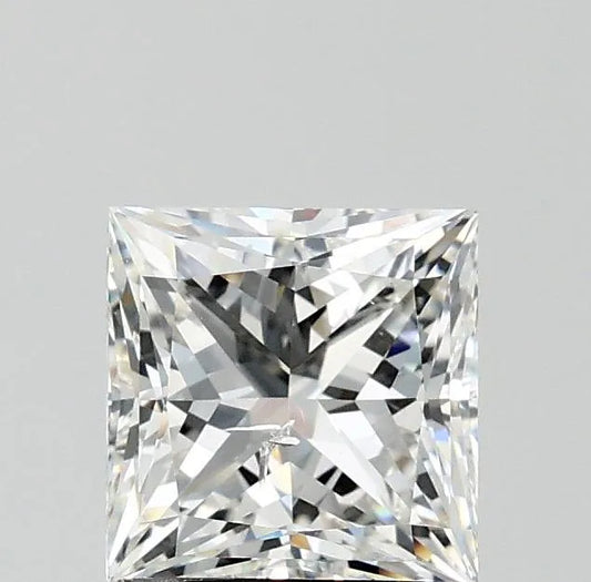 1.70ct Princess Natural Diamond (Colour F, Clarity SI2, HRD Certified)