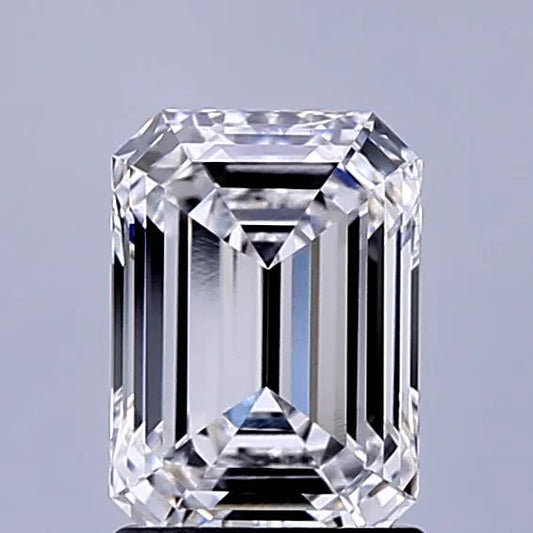 1.72ct Emerald Lab Grown Diamond (Colour D, Clarity VVS1, IGI Certified)