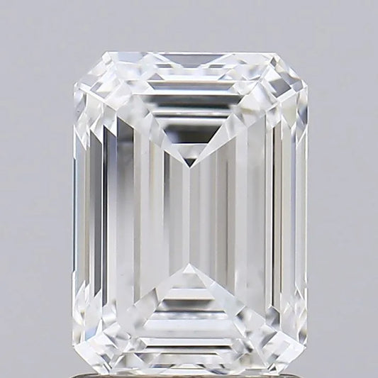 1.73ct Emerald Lab Grown Diamond (Colour D, Clarity VVS2, IGI Certified)