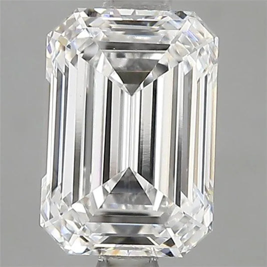 1.85ct Emerald Lab Grown Diamond (Colour D, Clarity VVS2, IGI Certified)