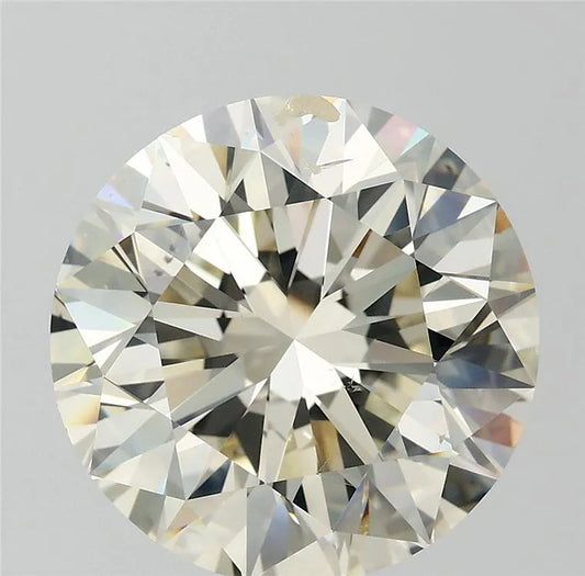 10.02ct Round Natural Diamond (Colour K, Clarity SI2, Cut EX, IGI Certified)