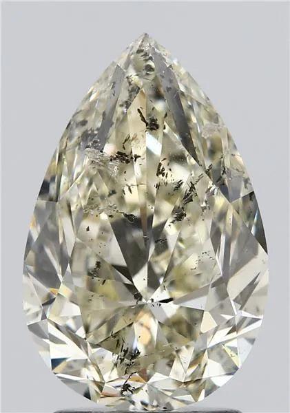 2.50ct Pear Natural Diamond (Colour L, Clarity SI2, HRD Certified)