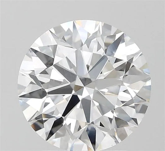 2.72ct Round Lab Grown Diamond (Colour E, Clarity VVS2, Cut ID, IGI Certified)