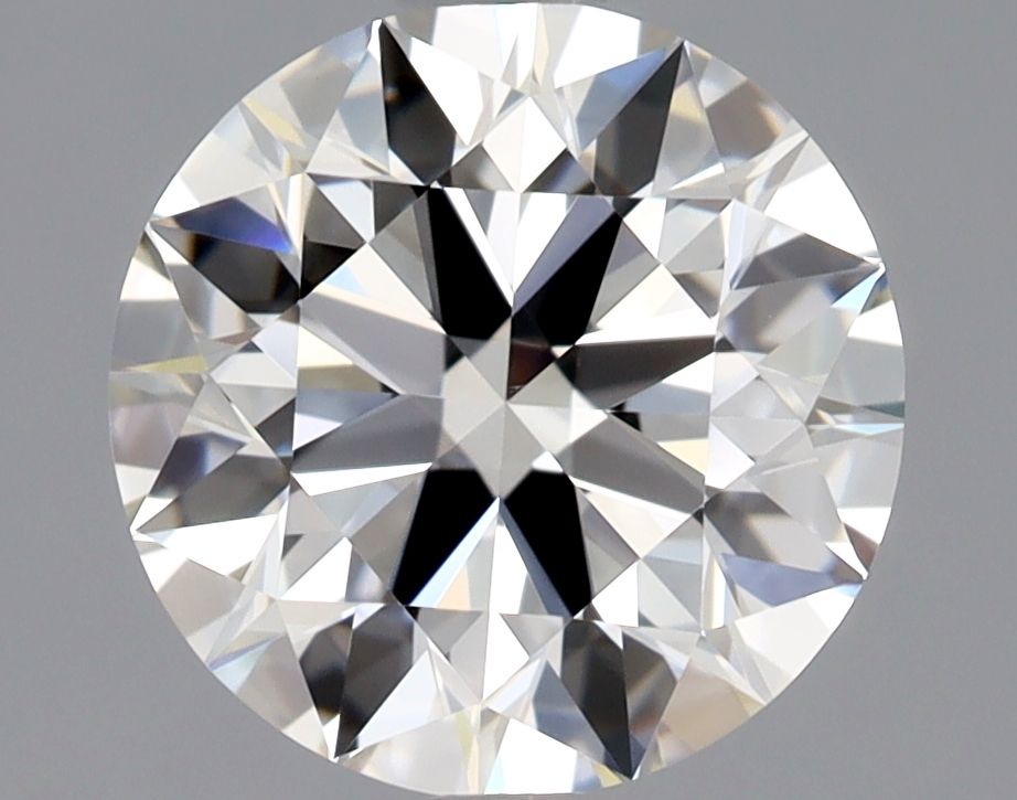 GIA certified round brilliant 1.50 ct G/VVS2 EX/EX/EX NIL