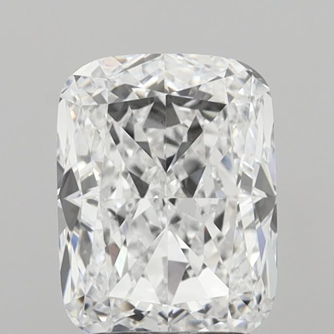 IGI certified cushion cut lab grown 2.57 ct D/VVS2