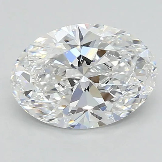 1.44ct Oval Lab Grown Diamond (Colour D, Clarity VVS1, Cut EX, IGI Certified)