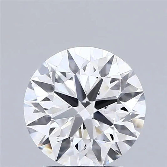 2.00ct Round Lab Grown Diamond (Colour D, Clarity VVS2, Cut EX, IGI Certified)