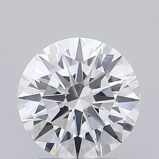 2.00ct Round Lab Grown Diamond (Colour F, Clarity VVS2, Cut ID, IGI Certified)