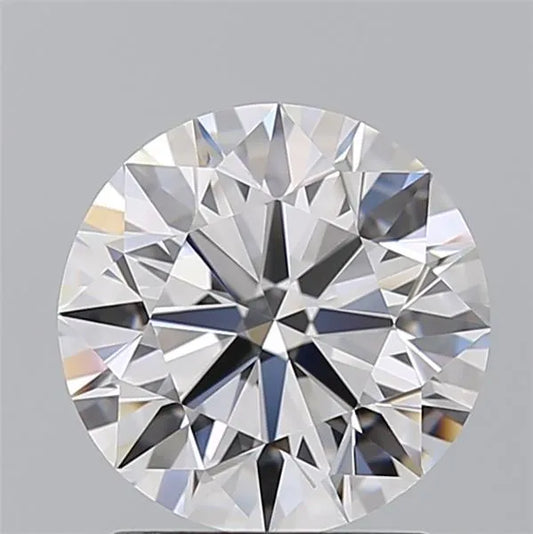 2.01ct Round Natural Diamond (Colour D, Clarity VVS2, Cut EX, GIA Certified)