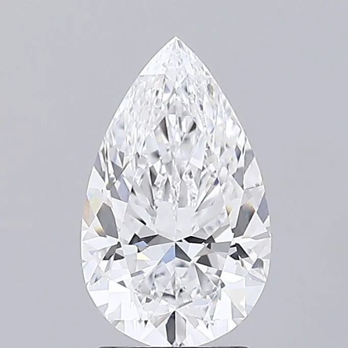 2.02ct Pear Lab Grown Diamond (Colour D, Clarity VVS2, IGI Certified)