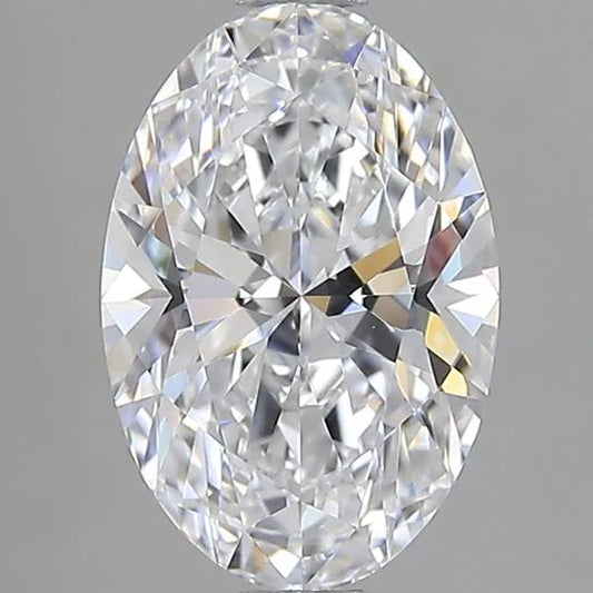 2.03ct Oval Lab Grown Diamond (Colour D, Clarity IF, IGI Certified)