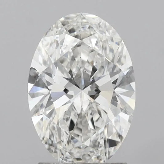 2.10ct Oval Lab Grown Diamond (Colour E, Clarity VS2, IGI Certified)
