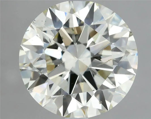 2.10ct Round Natural Diamond (Colour K, Clarity SI1, Cut EX, IGI Certified)