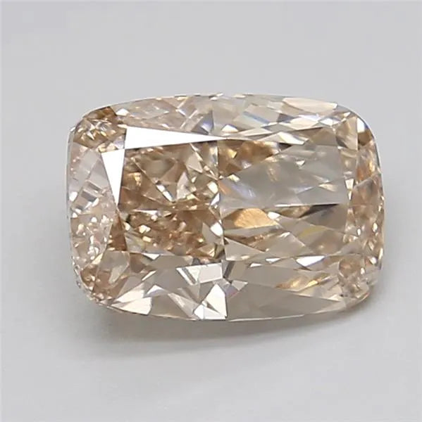 2.12ct Cushion modified Lab Grown Diamond (Colour Very Light Brown, Clarity VVS2, IGI Certified)