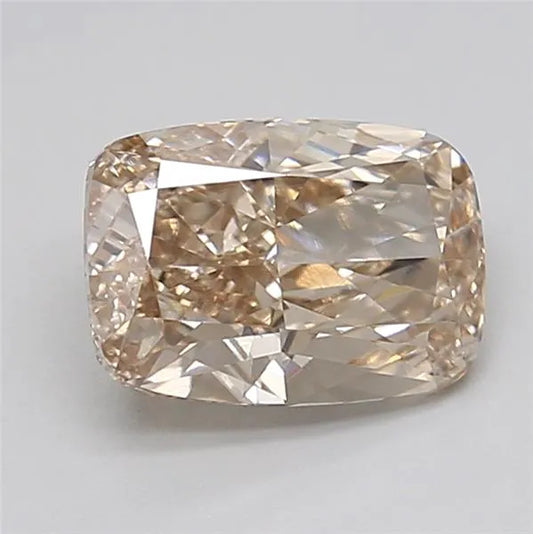 2.12ct Cushion modified Lab Grown Diamond (Colour Very Light Brown, Clarity VVS2, IGI Certified)