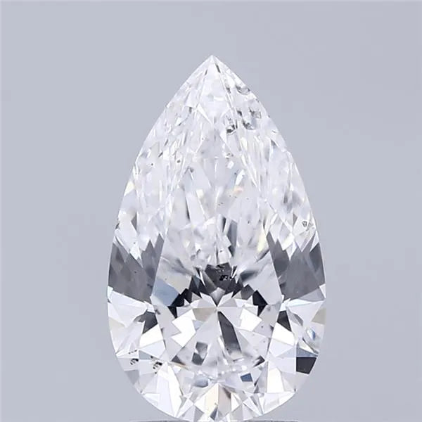 2.12ct Pear Natural Diamond (Colour D, Clarity SI1, GIA Certified)