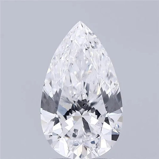 2.12ct Pear Natural Diamond (Colour D, Clarity SI1, GIA Certified)