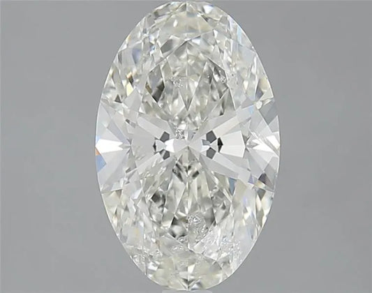 2.20ct Oval Natural Diamond (Colour I, Clarity SI2, Cut EX, IGI Certified)