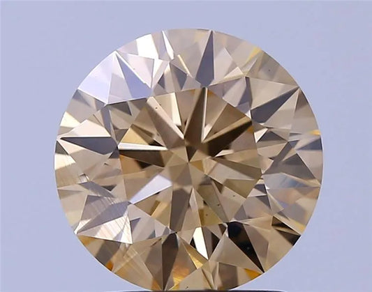 2.20ct Round Natural Diamond (Colour Fancy Brown, Clarity VS1, Cut EX, Uncertified)