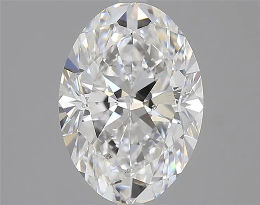 2.50ct Oval Natural Diamond (Colour E, Clarity SI2, GIA Certified)