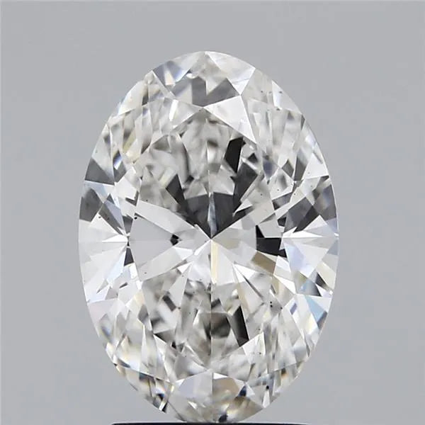 2.51ct Oval Lab Grown Diamond (Colour G, Clarity VS2, IGI Certified)