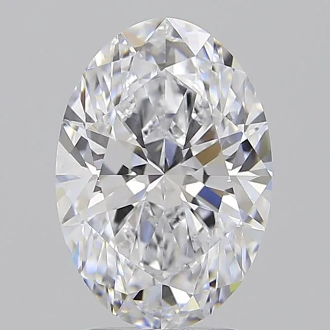 2.54ct Oval Lab Grown Diamond (Colour D, Clarity IF, Cut EX, GIA Certified)