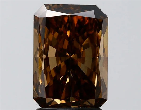 2.54ct Radiant Lab Grown Diamond (Colour Fancy Brown, Clarity VVS2, IGI Certified)