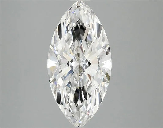 2.59ct Marquise Lab Grown Diamond (Colour F, Clarity SI1, IGI Certified)