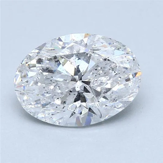 2.60ct Oval Natural Diamond (Colour D, Clarity SI2, EGL Certified)